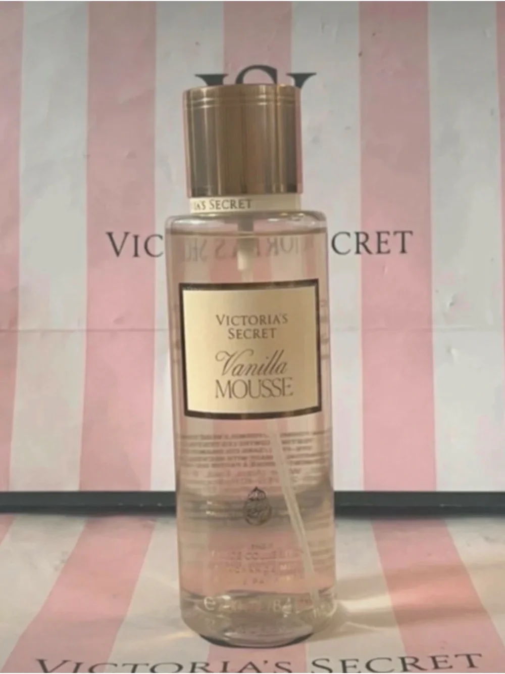 Victoria's Secret Vanilla Mousse - Clear & Gold
